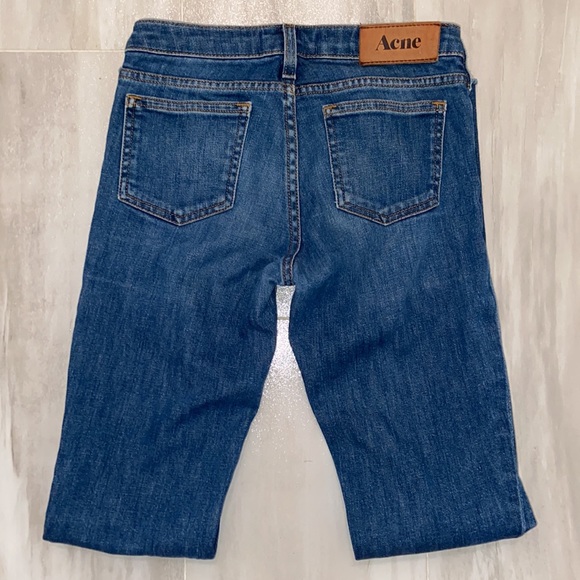 Acne Studios Kex Marine Skinny Raw Hem Stretch Jean, 25x30, EUC, $310 MSRP - Picture 4 of 12